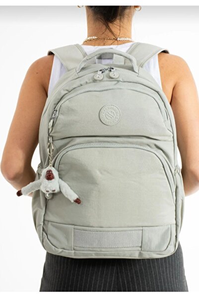 Sanmorris Eflanmoda Sanmorris gri suya dayanıklı kumaştan laptop bölmeli okul...