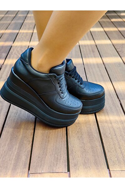 Ayakkabı Tutkusu Stilo ® Černé dámské boty na vysokém podpatku – pohodlné se tkaničkami a vycpávkami