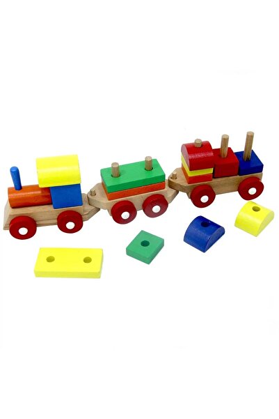 SAZE EĞİTİCİ AHŞAP BULTAK TREN El Becerisini Geliştiren Oyuncaklar çocukların kas gelişimini,