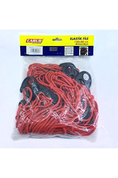 Carub Hko Bagaj Filesi Elastik 120x80 Cm Kırmızı