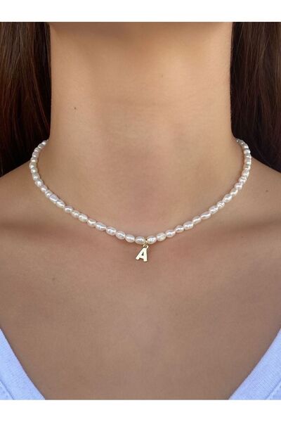 İnci İsme Özel harf inci kolyem