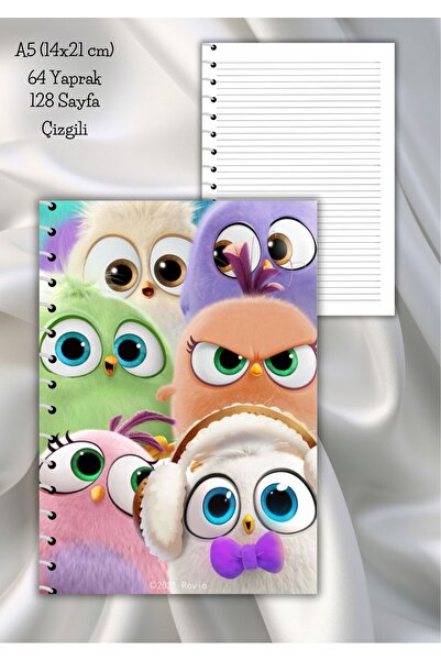 daily notebook دفتر مدرسي مسطر، 64 ورقة، مقاس A5 (15×21 سم)