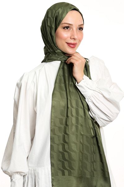 m moon scarf High Quality Waterway Pattern Silky Jacquard