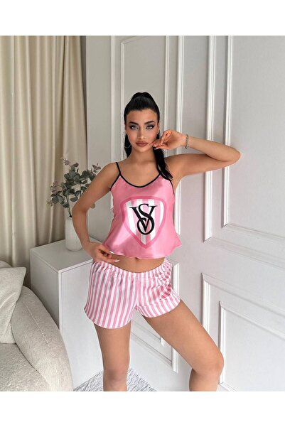 Kelebeklingerie VS SATEN GECELİK TAKIM KISA ŞORT