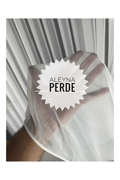 AleynaHome حديد Taçlüxbambu - ستارة من التول غير المرغوب فيها وطيات ضيقة