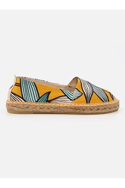 Su Espadril Artsy Sarı Kadın Düz Espadril