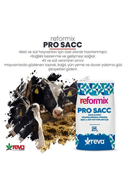 REVA Reformix Prosacc 25 Kg Maya Katkılı Vitamin Mineral Premixi