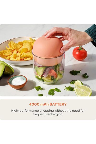 Nutricook Choppi Cordless Rechargeable Chopper 500mL CH600 - Canyon Sunset