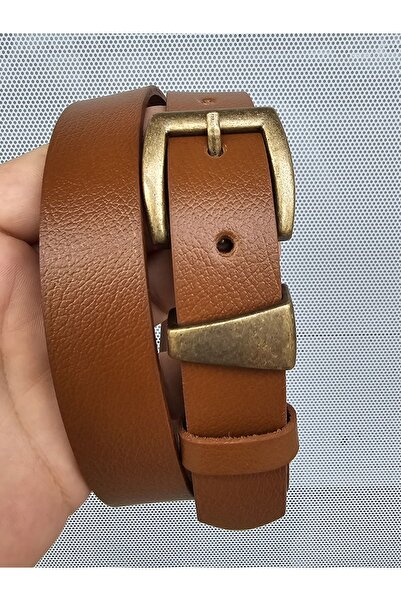 Kemerix BlackTabaBitter Коричневий 3-компонентний набір з 100% натуральної шкіри з пряжкою та античним покриттям