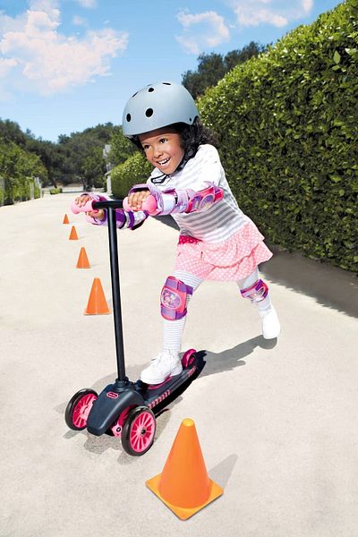 Little Tikes سكوتر لين تو تورن، وردي