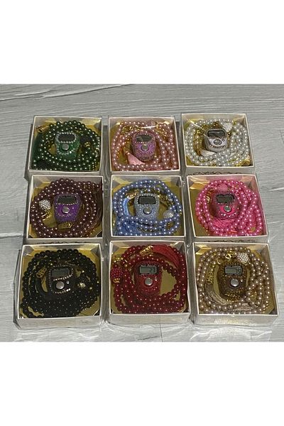 Classy 10 Gift Prayer Beads and Stoned Chanting Set