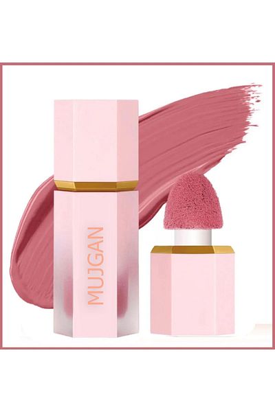 MUJGAN Sivi Blush Matte - Boom Liquid Blush: Cheeks Matte Finish Makeup for Cheeks