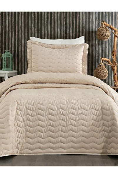 YGT Home Maria Tek Kişilik Yatak Örtüsü Bej | 180 X 240