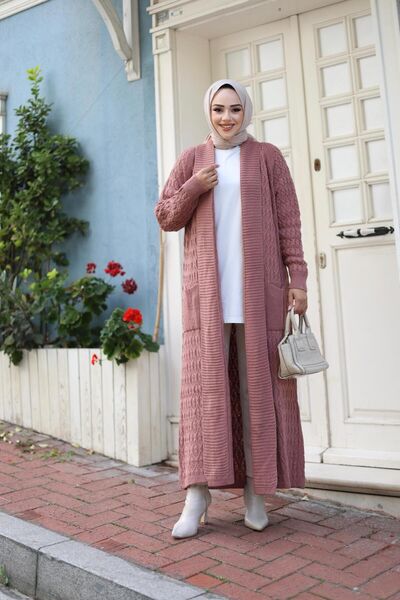 HARMAN BUTİK سترة نسائية محبوكة