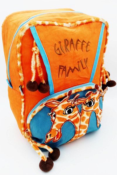 TAN EXPRESS Luxury Kindergarten - Girl-Boy Backpack with 2 Compartments 36X26X12 cm