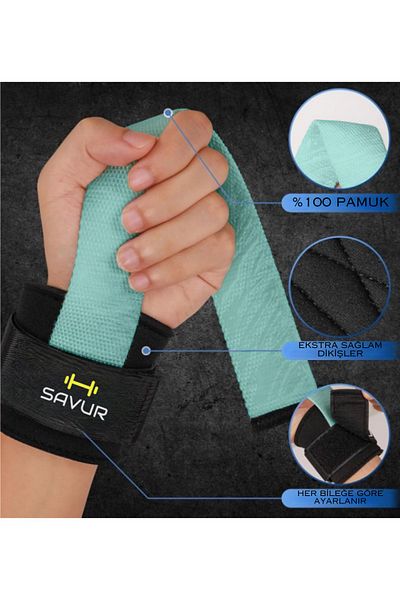SAVUR Fitness Wrist Strap - Slide and Weight Strap