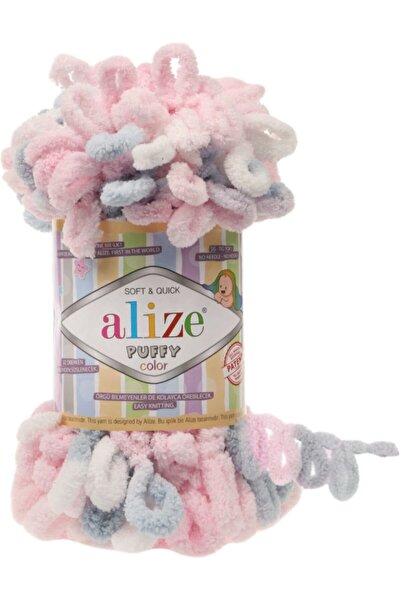 Alize Puffy Color El Örgü İpi Kodu:5864