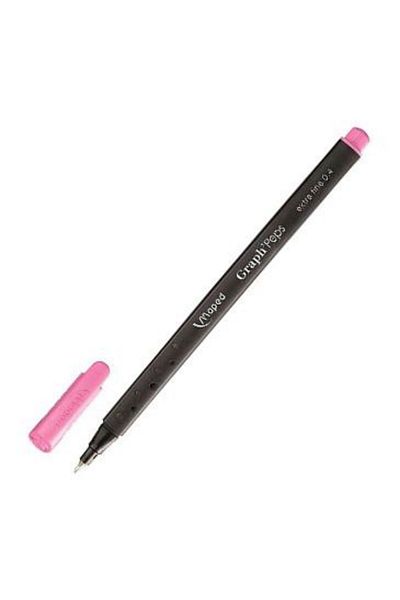 Maped Pink Finaler Pen - 0.4 Mm, Pack of 12