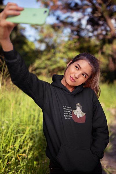 SM Satranç Medya Unisex Prince Dizi Printed Hoodie - Μικρά, ευαίσθητα, ευαίσθητα και αναλογικά αυτιά