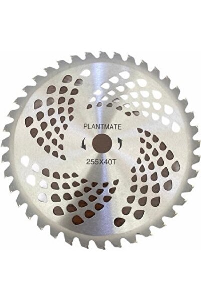 PLANT MATE Elmas Gri Daire 40 Diş Tırpan Bıçağı 225 mm