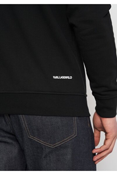 Karl Lagerfeld Printed Black Sweatshirt