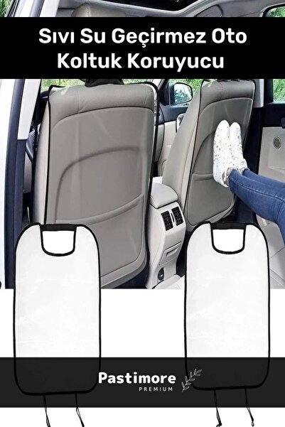 Pastimore Premium 2 Adet Pvc Araç Kir Leke Örtüsü Koltuk Arkası Koruyucu Oto ...