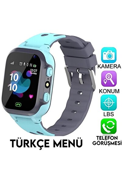 Smart Baby LBS Konumlu Akıllı Çocuk Takip Saati Sim Kartlı Arama, Kameralı, G...