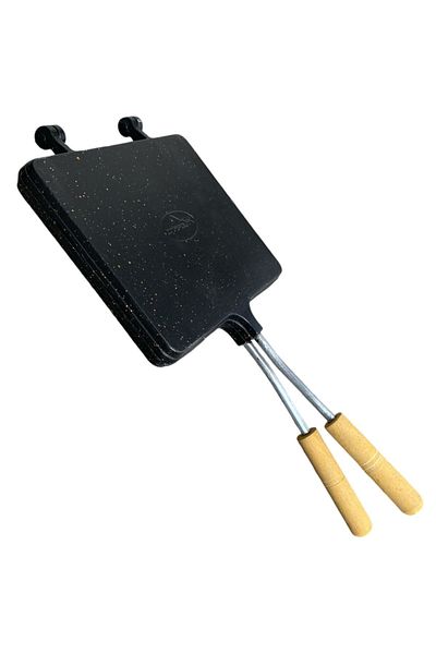 CAMPOUT Teflon Stove Top Hand Toaster - Long Handle