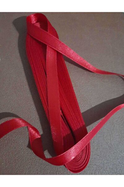 İMREN AKSESUAR Panglică din satin roșu de 10 metri - 1 cm pachet