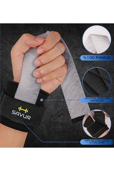 SAVUR Fitness Wrist Strap - Slide and Weight Strap