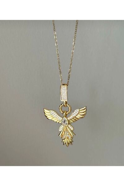 RN TAKI قلادة طائر الفولاذ فينيكس