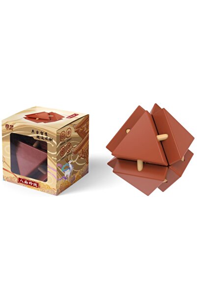 TOYFEST QY Kong Ming Locks Rostos Eight Faced Hızlı Rübik Zeka Sabır Küpü