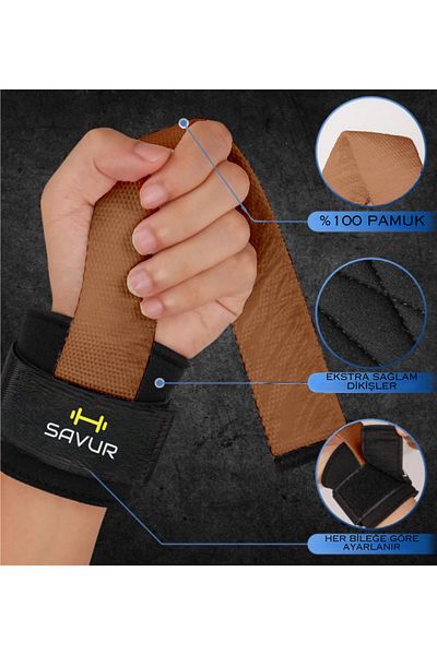 SAVUR Fitness Wrist Strap - Slide and Weight Strap