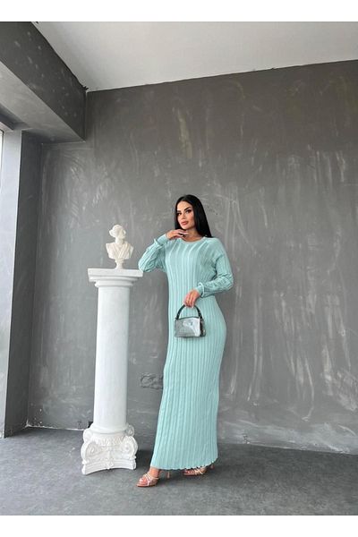 MAY MARA Tricotaj flexibile Rochie dama - Panou Jacquard