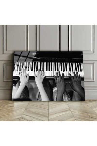 Harikabirev HARİKABİREV | TABLA DE TASTURI DE PIAN DIN STICLA INERABILĂ (TEMPERATĂ) | TMTEKLİ