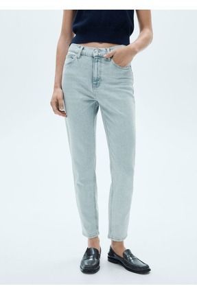 MANGO Mom2000 yuksek belli mom jean pantolon Fiyat Yorumlar Trendyol