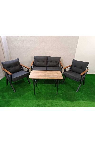 Store Metal Çay Seti,bahçe, Balkon, Cafe Koltuk Takımı 2 1 1 Masa