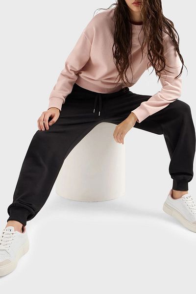 Armani Exchange Βαμβακερό ιδρώτας με λαιμόκοψη - SWEAT 6DYM70 YJEEZ 14BQ κανονική εφαρμογή
