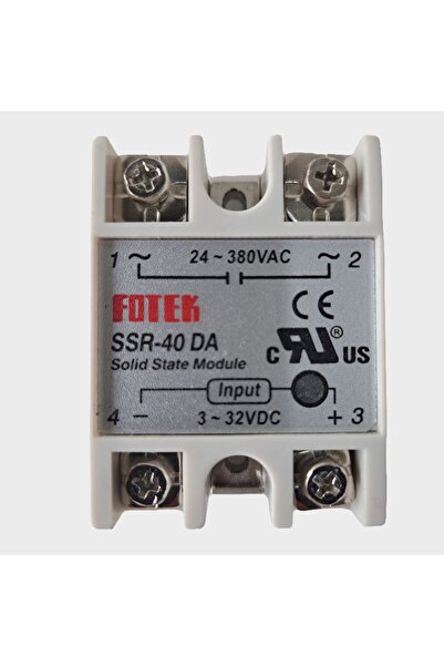 Fotek SSR-40DA Solid State Röle 40A (Geliştirme Kartlarıyla Uyumlu)