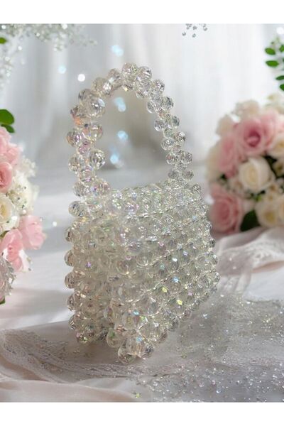 Butik KRİSTAL MİNİ ÇANTA -CÜZDAN KARTVİZİTLİK