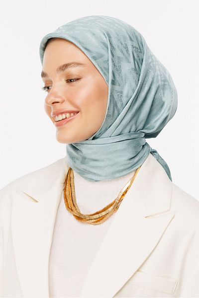 Mooncorn Çağla Nova Patterned - Πολυτελές Ζακάρ Κασκόλ