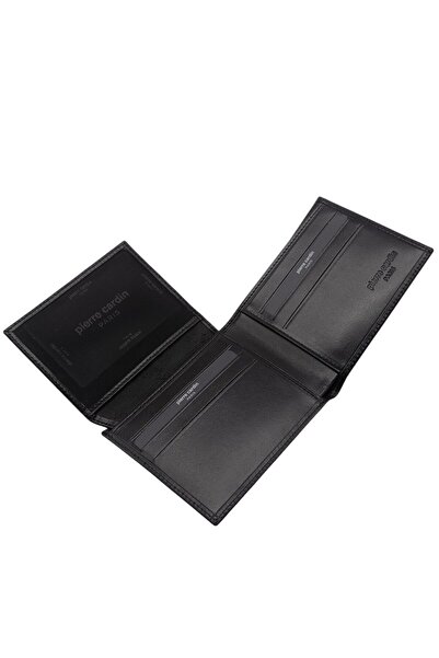 Pierre Cardin Men's Wallet 2060A55 - Black Analine Leather