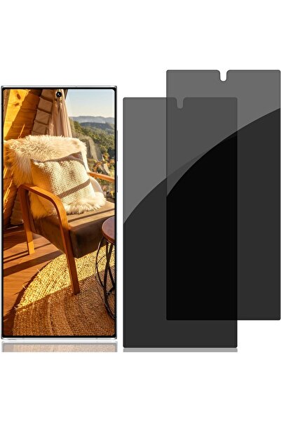 aheaks Samsung Galaxy S24 Ultra Uyumlu Hayalet Nano Ekran Koruyucu Nano Cam