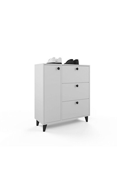 ANZERA Liva Ayakkabılık - Beyaz - Kapaklı