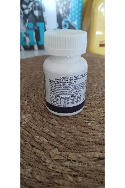 Forever Living B12 Plus Ve Folik Asit 60 Tablet