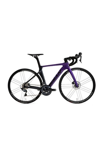 Bisan Reload Disc Ultegra Karbon Yol Bisikleti Mat Mor - Siyah 52CM