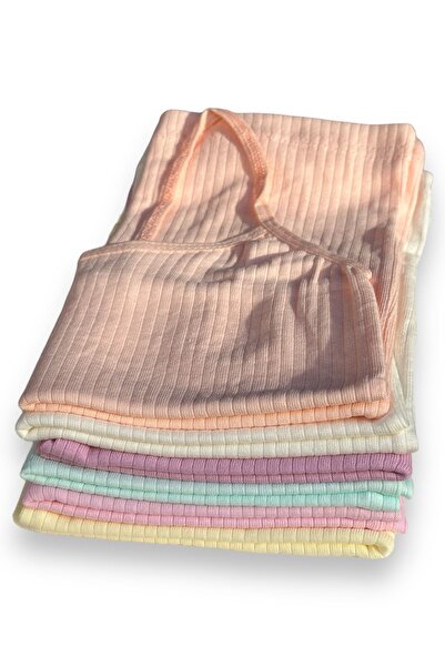 BENDEHEPSİ 6-Piece Girl's Corded Tank Top Soft and Very Flexible