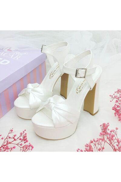 ASLIACAR حذاء زفاف بكعب 14 سم - مريح ومريح