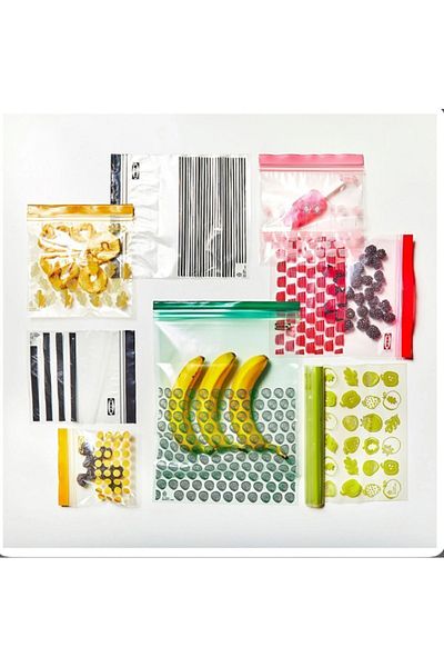 IKEA Istad Lockable Refrigerator Bag - 50 Pieces, 25x24cm and 21x19cm