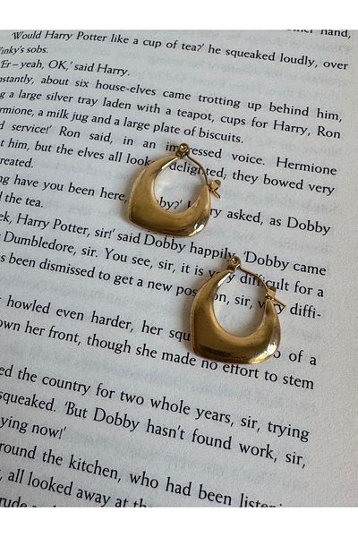 Esmee Gold Renk Steel Basic Earrings
